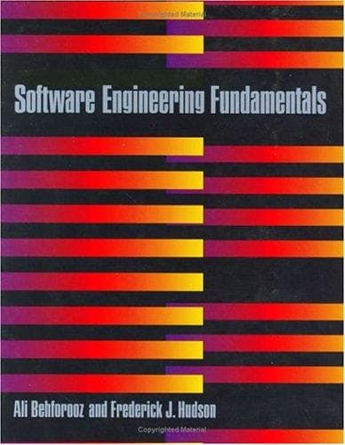 Cover of Software engineering fundamentals by Ali Behforooz