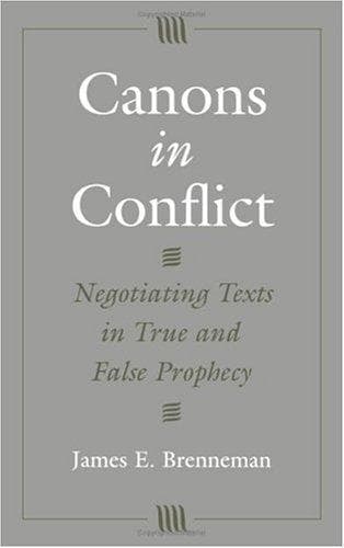 Cover of Canons in conflict by James E. Brenneman