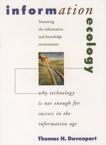 Cover of Information ecology by Davenport, Thomas H