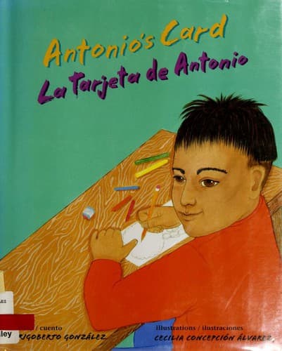 Cover of Antonio's card by Rigoberto González