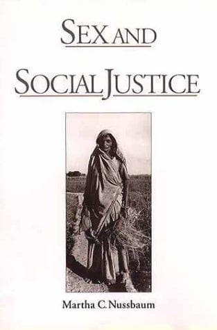 Cover of Sex and social justice by Martha Nussbaum