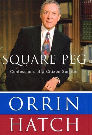 Cover of Square peg by Orrin Hatch