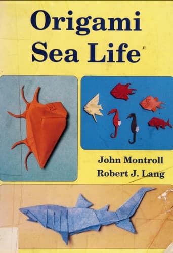 Cover of Origami Sea Life by John Montroll