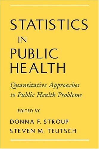 Cover of Statistics in public health by Donna F. Stroup