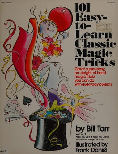 Cover of 101 easy-to-learn classic magic tricks by Bill Tarr