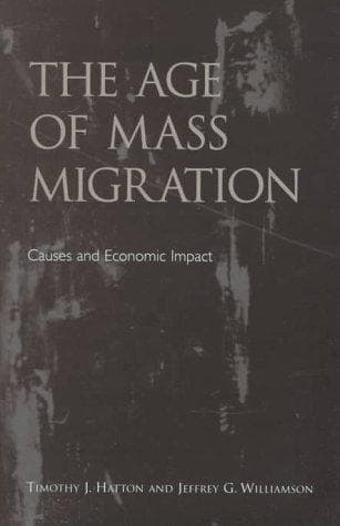 Cover of The age of mass migration by T. J. Hatton