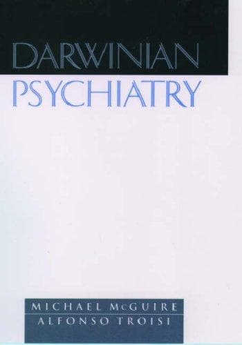 Cover of Darwinian psychiatry by Michael T. McGuire