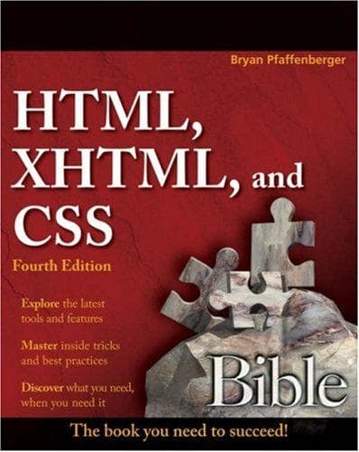 Cover of HTML, XHTML, and CSS Bible by Steven M. Schafer