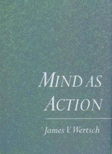 Cover of Mind as action by James V. Wertsch