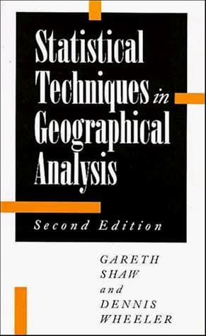 Cover of Statistical techniques in geographical analysis by Gareth Shaw