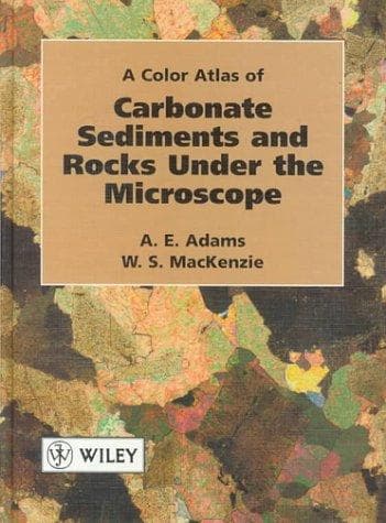 Cover of A color atlas of carbonate sediments and rocks under the microscope by Adams, A. E
