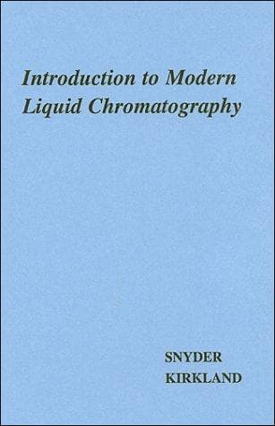 Cover of Introduction to modern liquid chromatography by Lloyd R. Snyder