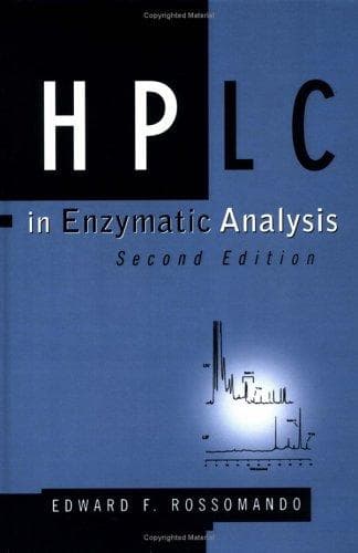 Cover of HPLC in enzymatic analysis by Edward F. Rossomando