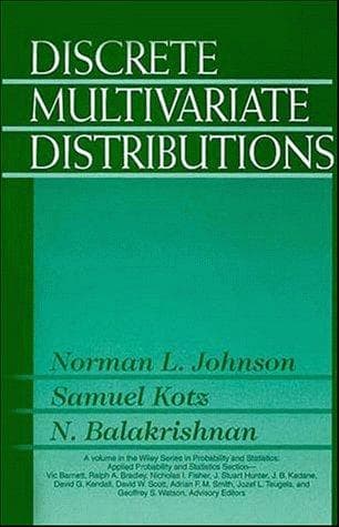 Cover of Discrete multivariate distributions by Norman Lloyd Johnson