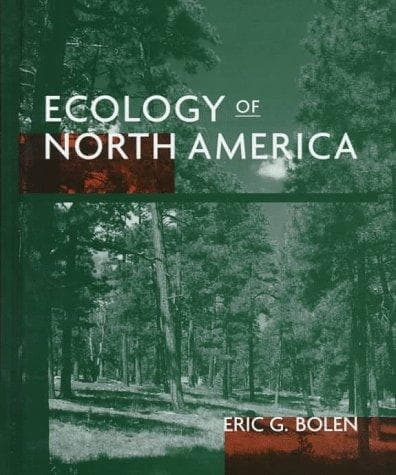 Cover of Ecology of North America by Eric G. Bolen