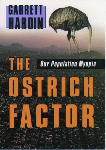 Cover of The ostrich factor by Garrett Hardin