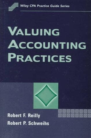 Cover of Valuing accounting practices by Robert F. Reilly