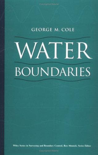 Cover of Water boundaries by George M. Cole
