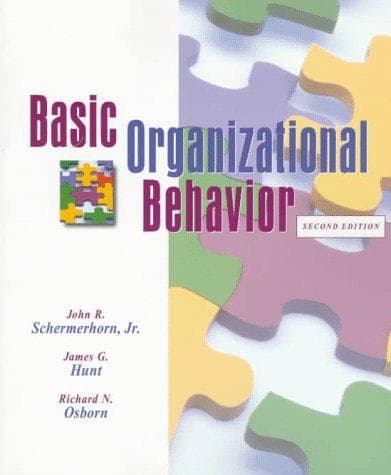 Cover of Basic organizational behavior by John R. Schermerhorn