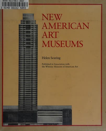Cover of New American art museums by Helen Searing