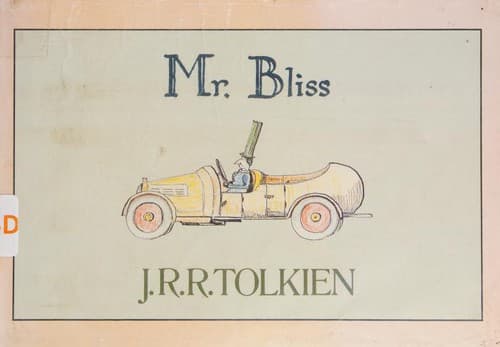 Cover of Mr. Bliss by J.R.R. Tolkien