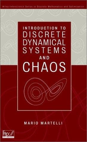 Cover of Introduction to discrete dynamical systems and chaos by M. Martelli