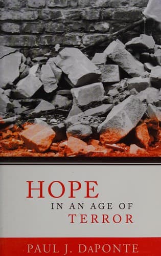 Cover of Hope in an age of terror by Paul J. DaPonte