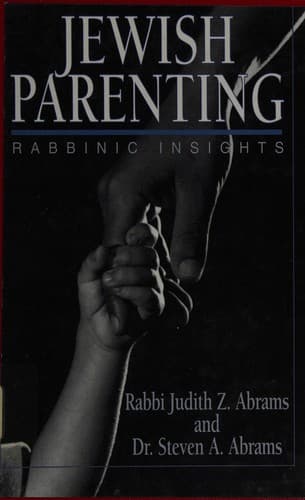Cover of Jewish parenting by Judith Z. Abrams
