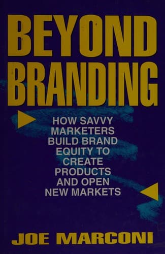Cover of Beyond branding by Joe Marconi