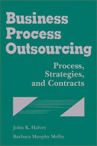 Cover of Business process outsourcing by John K. Halvey