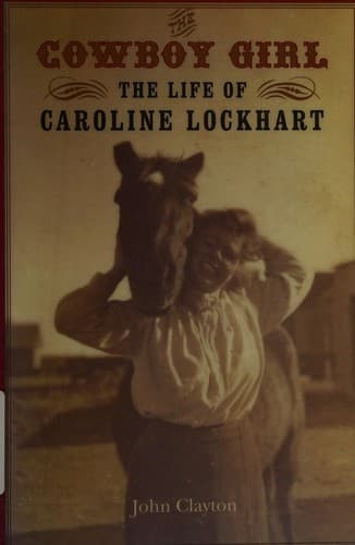 Cover of The cowboy girl by Clayton, John