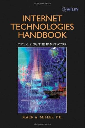 Cover of Internet Technologies Handbook by Mark A. Miller