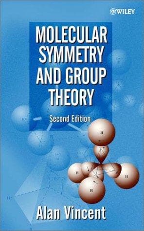 Cover of Molecular symmetry and group theory by Vincent, Alan