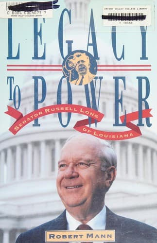 Cover of Legacy to power by Mann, Robert
