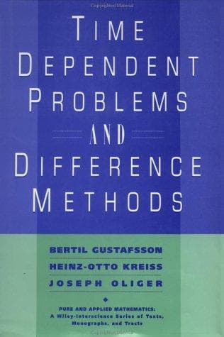 Cover of Time dependent problems and difference methods by Gustafsson, Bertil