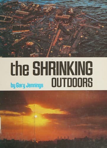 Cover of The shrinking outdoors by Gary Jennings
