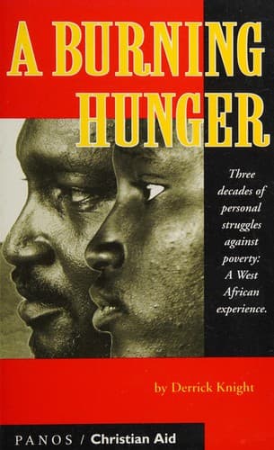 Cover of A burning hunger by Derrick Knight