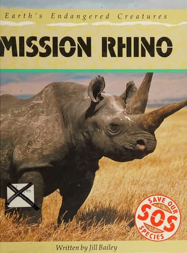 Cover of Mission Rhino by Jill Bailey