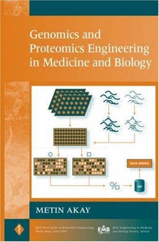 Cover of Genomics and Proteomics Engineering in Medicine and Biology (IEEE Press Series on Biomedical Engineering) by Metin Akay
