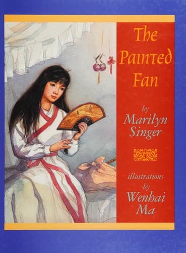 Cover of The Painted Fan by Marilyn Singer