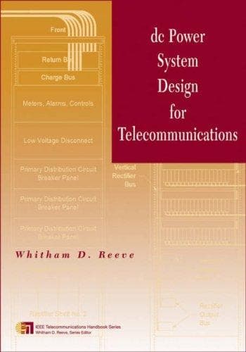 Cover of DC Power System Design for Telecommunications by Whitham D. Reeve