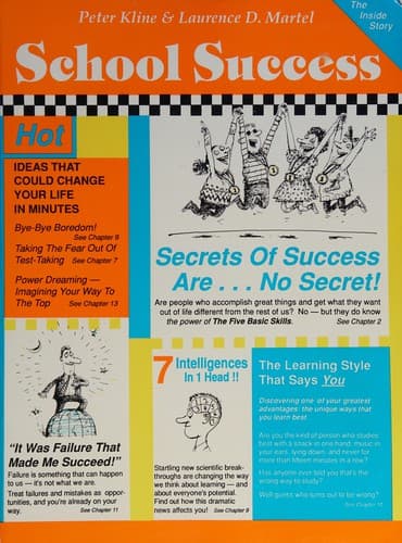Cover of School success by Peter Kline