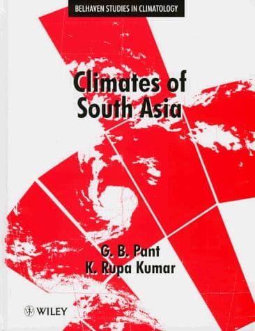 Cover of Climates of South Asia by G. B. Pant