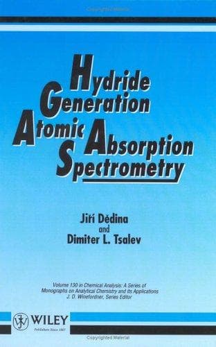 Cover of Hydride generation atomic absorption spectrometry by Jirí Dedina
