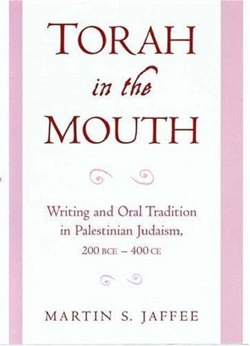 Cover of Torah in the Mouth by Martin S. Jaffee