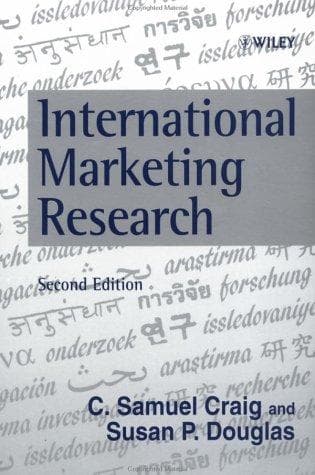 Cover of International marketing research by C. Samuel Craig