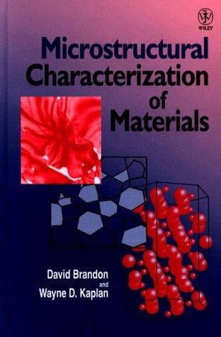 Cover of Microstructural characterization of materials by D. G. Brandon