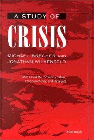Cover of A study of crisis by Michael Brecher