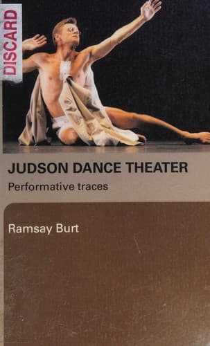 Cover of Judson Dance Theater by Ramsay Burt