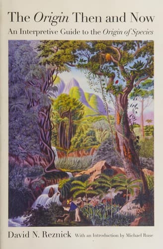Cover of The origin then and now by David N. Reznick